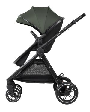  Комбинирана количка 3в1 с кош за новородено - Ava ,  Army Green