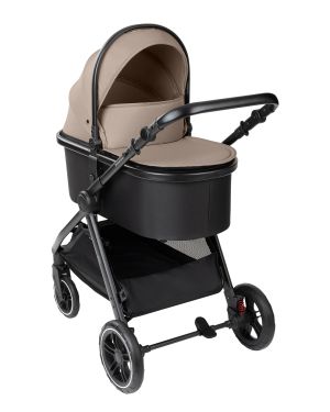  Комбинирана количка 3в1 с кош за новородено - Ava , Beige
