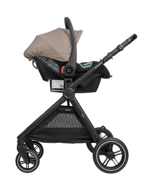  Комбинирана количка 3в1 с кош за новородено - Ava , Beige