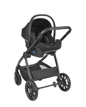  Комбинирана количка 3в1 с кош за новородено - Modena , Dark Grey 2027