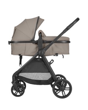 Комбинирана количка 3в1 с трансформиращ кош Eloe , Dark Beige 2027
