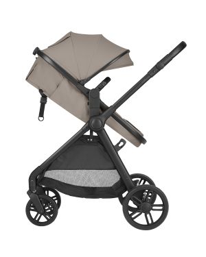 Комбинирана количка 3в1 с трансформиращ кош Eloe , Dark Beige 2027
