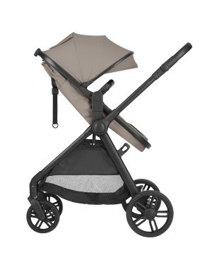 Комбинирана количка 3в1 с трансформиращ кош Eloe , Dark Beige 2027