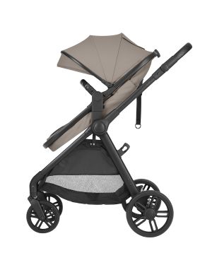 Комбинирана количка 3в1 с трансформиращ кош Eloe , Dark Beige 2027