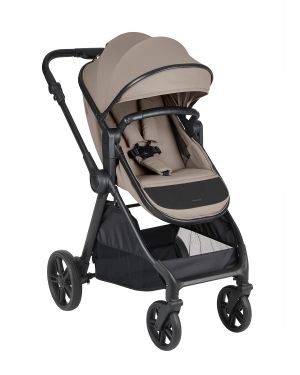 Комбинирана количка 3в1 с трансформиращ кош Eloe , Dark Beige 2027