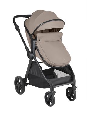 Комбинирана количка 3в1 с трансформиращ кош Eloe , Dark Beige 2027