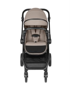 Комбинирана количка 3в1 с трансформиращ кош Eloe , Dark Beige 2027