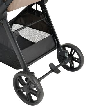 Комбинирана количка 3в1 с трансформиращ кош Eloe , Dark Beige 2027