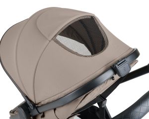 Комбинирана количка 3в1 с трансформиращ кош Eloe , Dark Beige 2027