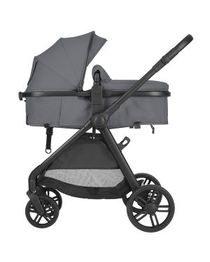 Комбинирана количка 3в1 с трансформиращ кош Eloe , Dark Grey 2027