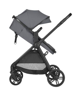 Комбинирана количка 3в1 с трансформиращ кош Eloe , Dark Grey 2027