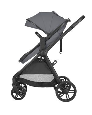 Комбинирана количка 3в1 с трансформиращ кош Eloe , Dark Grey 2027