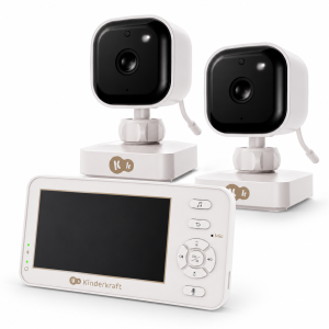 KinderKraft NITEEYE TRAVEL бебефон WHITE с 2 камери