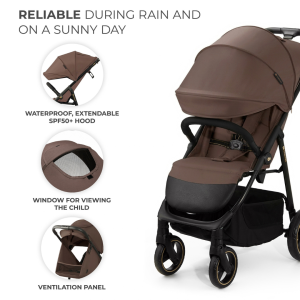 Kinderkraft TRIG 3 бебешка количка VELVET MOCCA