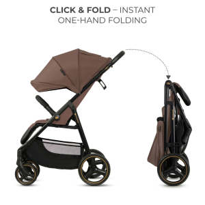 Kinderkraft TRIG 3 бебешка количка VELVET MOCCA