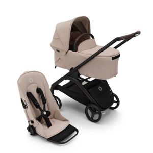 BUGABOO Dragonfly Plus , Heritage Black , Комбинирана бебешка количка 