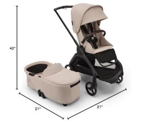 BUGABOO Dragonfly Plus , Grey Melange , Комбинирана бебешка количка 