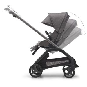 BUGABOO Dragonfly Plus , Grey Melange , Комбинирана бебешка количка 