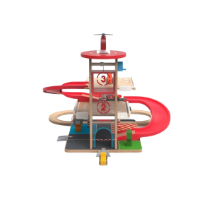 2Kids Toys Дървен гараж с релси