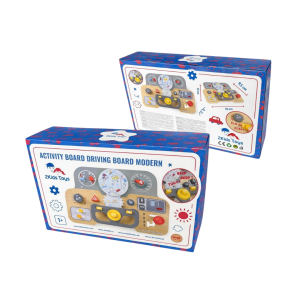 2Kids Toys Дървен комплект за игра автомобилно табло 35х24 см