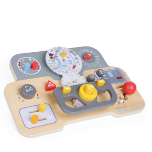 2Kids Toys Дървен комплект за игра автомобилно табло 35х24 см