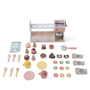 2Kids Toys Дървен комплект за игра Сладкарница  2в1