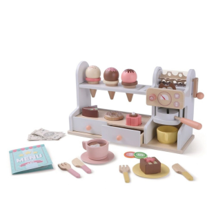 2Kids Toys Дървен комплект за игра Сладкарница  2в1