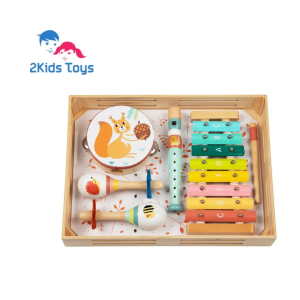 2Kids Toys Дървен музикален комплект Forest Animals
