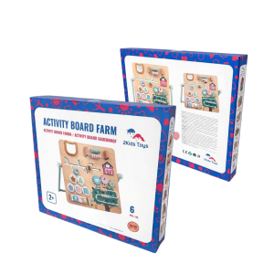 2Kids Toys Дървена занимателна дъска Farm 2