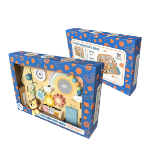 2Kids Toys Дървена занимателна дъска/ бизи борд  Lion's house