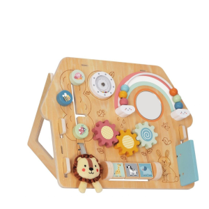 2Kids Toys Дървена занимателна дъска/ бизи борд  Lion's house