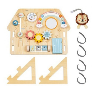 2Kids Toys Дървена занимателна дъска/ бизи борд  Lion's house