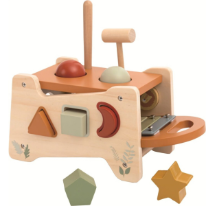 2Kids Toys Дървена играчка с ксилофон 2в1