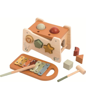 2Kids Toys Дървена играчка с ксилофон 2в1