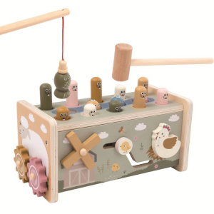 2Kids Toys Дървена играчка с ксилофон 2в1 Farm