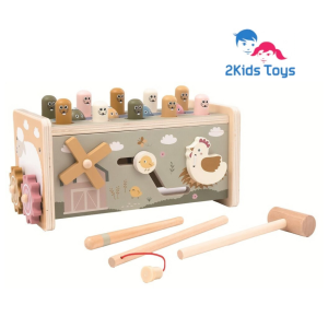 2Kids Toys Дървена играчка с ксилофон 2в1 Farm