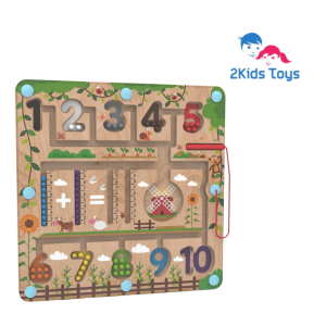 2Kids Toys Дървена магнитна игра Монтесори математика