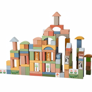 2Kids Toys Дървени блокчета за игра, 120 броя