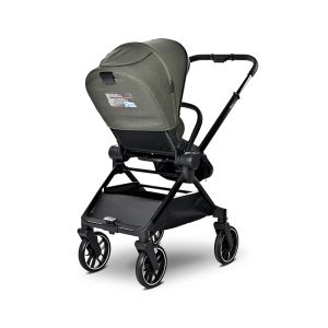 Комбинирана количка 2в1 с реверсивна дръжка REYA , GREEN + ПОДАРЪК Люлка Portofino