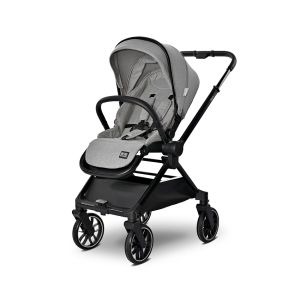Комбинирана количка 2в1 с реверсивна дръжка REYA , GREY + ПОДАРЪК Люлка Portofino