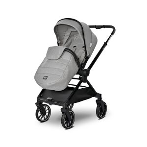 Комбинирана количка 2в1 с реверсивна дръжка REYA , GREY + ПОДАРЪК Люлка Portofino