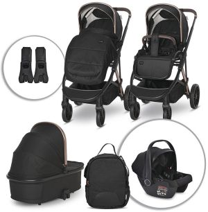 Детска количка 3 в 1 - ARIA , BLACK