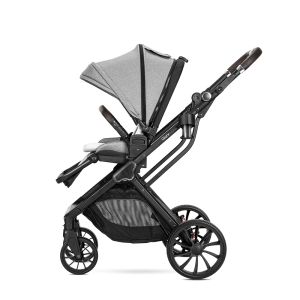Детска количка GLORY 2в1 GREY + АДАПТОРИ с кош за новоро