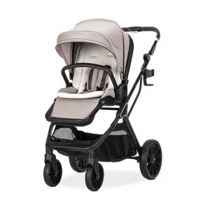 Детска количка GLORY 2в1 BEIGE + АДАПТОРИ с кош за новоро
