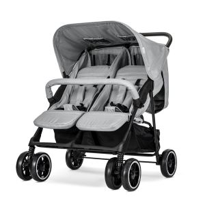 Детска количка за близнаци TWIN GREY + ЧАНТА