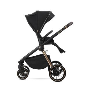 Детска количка 3в1 с кош за новородено BIANCA , BLACK