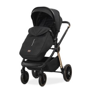 Детска количка 3в1 с кош за новородено BIANCA , BLACK
