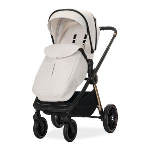 Детска количка 3в1 с кош за новородено BIANCA , BEIGE LATTE
