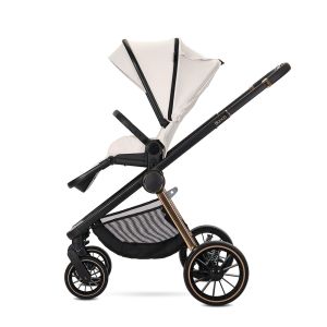 Детска количка 3в1 с кош за новородено BIANCA , BEIGE LATTE