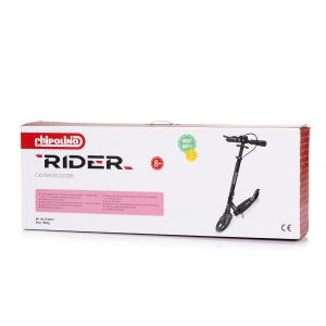 СКУТЕР със спирачка до 100кг. RIDER , ЧЕРЕН